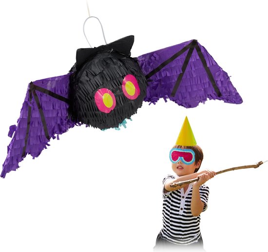 Relaxdays pinata vleermuis SMALL - Halloween - piñata - verjaardag -  kinderen -... | bol.com