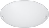 LED Plafondlamp - Plafondverlichting - Trion Linola - E27 Fitting - Rond - Mat Wit - Aluminium - BSE