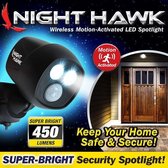 Night Hawk Draadloze led - spot met bewegingssensor - Motion activated