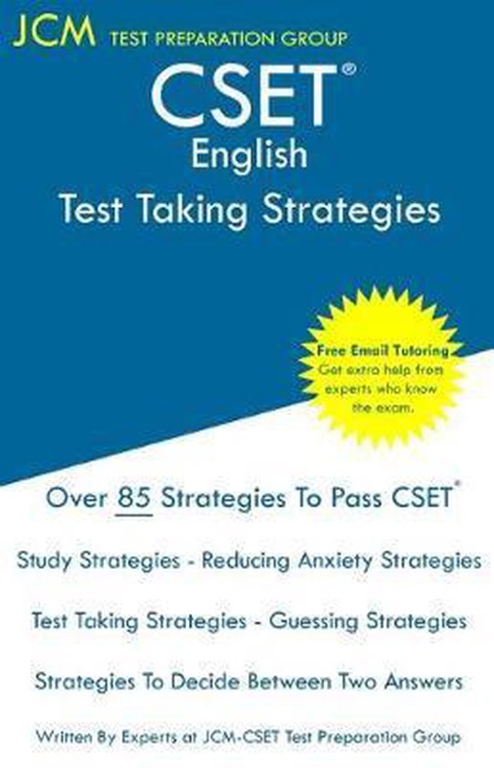 CSET English - Test Taking Strategies - cover