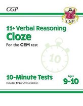 New 11+ CEM 10-Minute Tests: Verbal Reasoning Cloze - Ages 9-10 (with Online Edition)