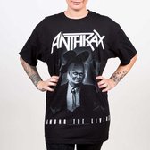 Anthrax Heren Tshirt -M- Among The Living Zwart