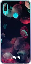Huawei P Smart (2019) Hoesje Transparant TPU Case - Jellyfish Bloom #ffffff