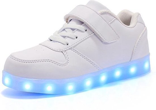 Kinder schoenen met lichtjes - Lichtgevende led schoenen - Wit - Maat 26 |  bol.com