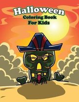 Halloween Coloring Book For Kids: Adorable Halloween Coloring Pages Simple Pumpkin Ghosts Witchs 8.5 x 11