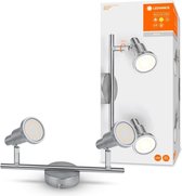 Ledvance LED Spot plafondopbouwlamp GU10 2 x 3 Watt, met 2 spots