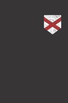Alabama Flag State Pride Notebook Journal: Alabama Flag State Pride Notebook Journal College Ruled Journal 6 x 9 120 pages