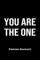 You Are The One Standard Booklets: A softcover fitness tracker to record five exercises for five days worth of workouts.