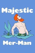 Majestic Mer Man: Fishing Logbook Journal