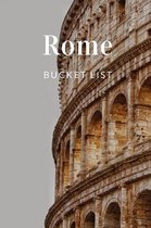 Rome: Novelty Travel Bucket List Themed Notebook