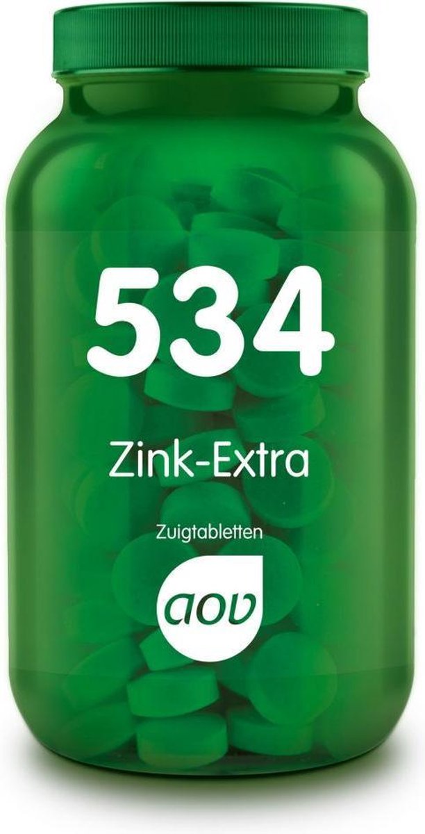 gunstig cafetaria uitdrukken AOV 534 Zink Extra - 90 Zuigtabletten - Mineralen - Voedingssupplementen |  bol.com