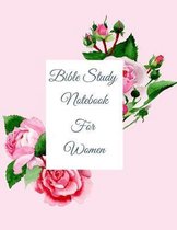 Bible Study Notebook for Women: Daily Scripture Journal with Prompts and Questions 8.5x11 116 Pages