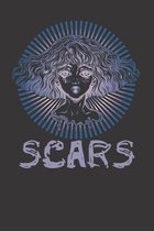 Scars Notebook Journal: Scars Notebook Journal Gift Dot Grid 6 x 9 120 Pages