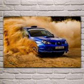 Peinture sur toile * Sport automobile Desert Rallysport * - couleur - Art sur votre mur - affiche 60 x 90 cm