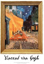 ArtPrint Vincent van Gogh  'Caféterras bij nacht'