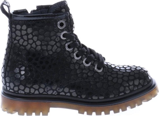 Pinocchio P1892 Bikerboots Zwart Geprint - Maat 23 | bol.com