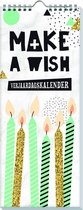 Verjaardagskalender Make a wish - 13 X 33 cm