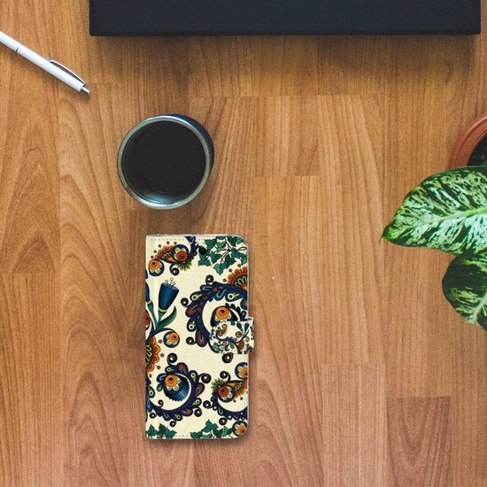 Wallet Case Huawei P40 Lite Barok Flower