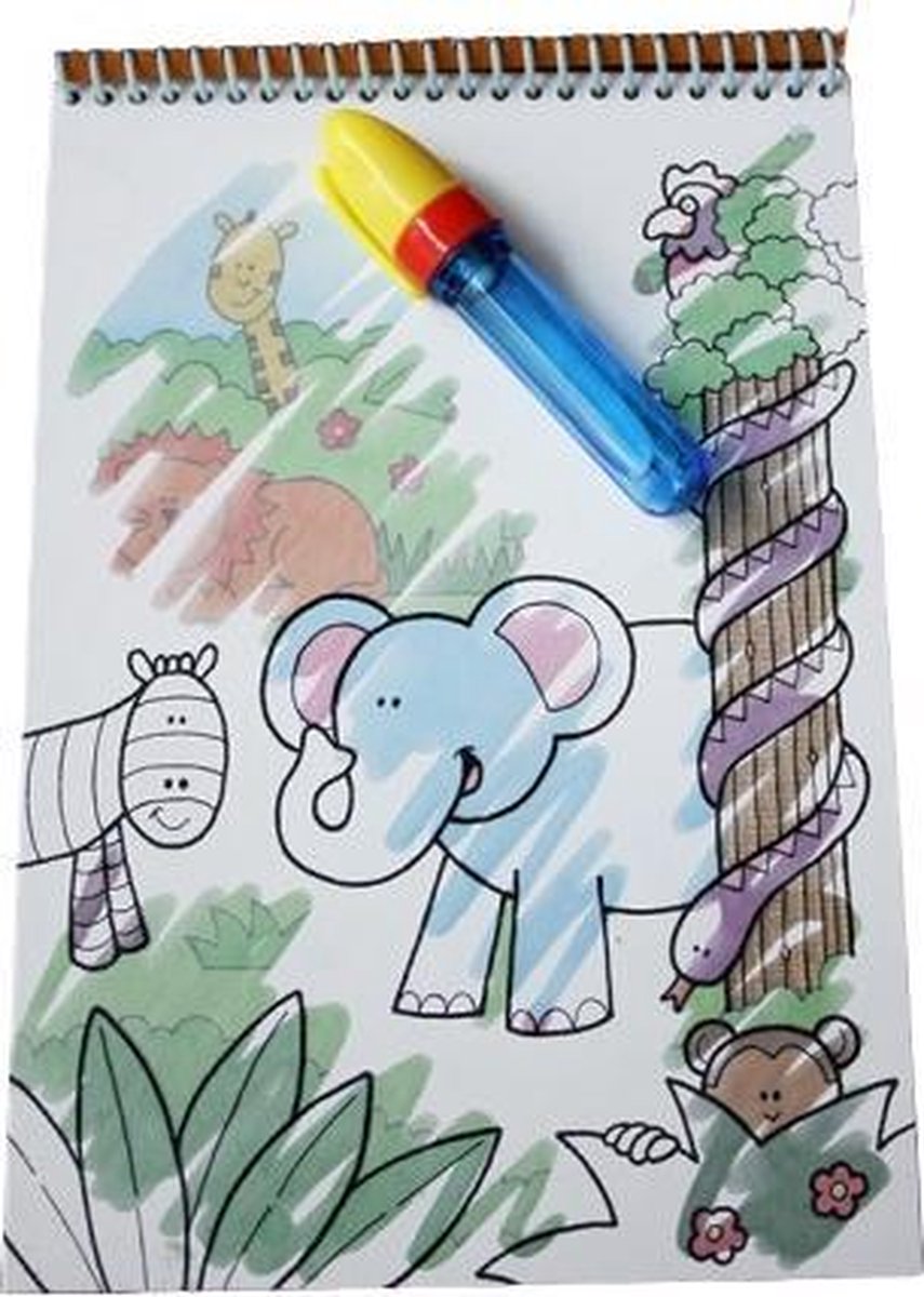 Galt Waterkleurboek Water Magic Animals - Kleurboek — afbeelding 10