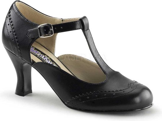 Foto: Flapper 26 mary jane pump with short heel black matt eu 38 us 8 funtasma