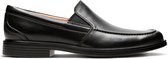 Clarks - Heren schoenen - Un Aldric Slip - G - black leather - maat 6,5