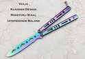 Bolsink - Vlindermes Trainer - Balisong Trainer - Vlindermes Trainer Balisong - Butterfly Knife Trainer - Bot Vlindermes - Balisong - Multi-Color