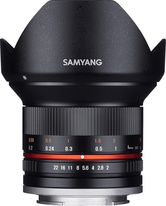 Samyang 12mm - F2.0 Ncs Cs - Prime lens - Geschikt voor Sony Systeemcamera's