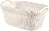Curver Knit Wasmand - 40L - Oasis White