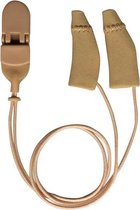 Ear Gear - Mini Curved - Beige - met koord - hoortoestellen - tegen vocht en wind