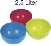 Beslagkom 2,5 liter (per stuk)