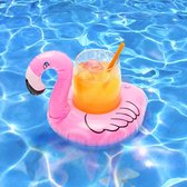 Flamingo Bekerhouder Voor in het Zwembad ** Opblaasbaar ** 17.5x16x17cm
