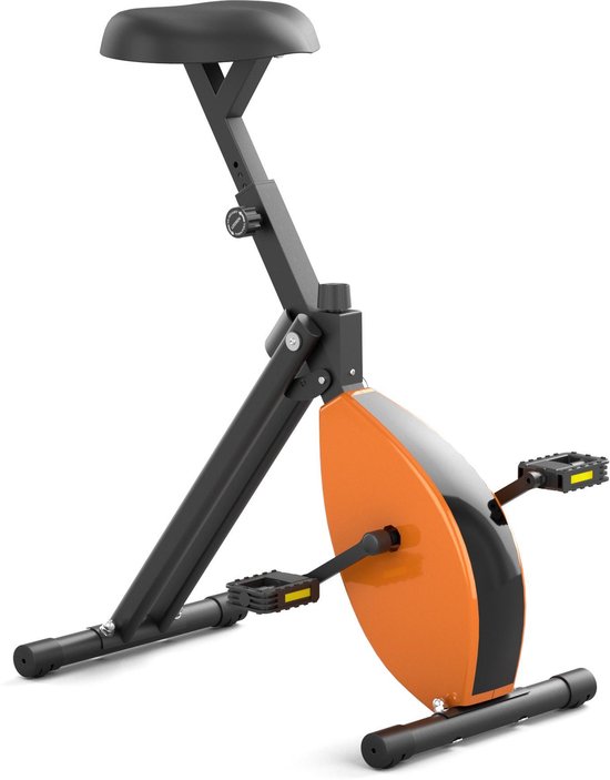 Deskbike - Hometrainer - Stoelfiets - Bureaufiets – Medium - Oranje/Zwart