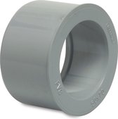 T-stuk 45° PVC-U 80 mm lijmmof x lijmmof x verjonging grijs