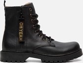 Muyters Veterboots zwart Leer 42606 - Maat 35