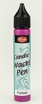 Waspen FUCHSIA (waxpen om kaarsen te decoreren)-versieren-kaarsen-kleuren-schilderen-creatief-hobby-DIY-creative hobby