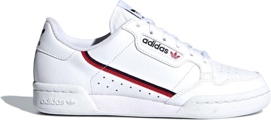 adidas Jongens Sneakers Continental 80 J - Wit - Maat 38⅔ | bol.com