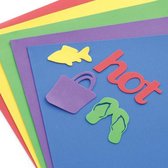 foam sheets a4  10 stuks 5 kleuren