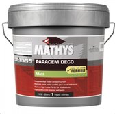 Mathys Paracem Deco matt 5kg Wit-Hoogwaardige matte verf voor binnentoepassingen