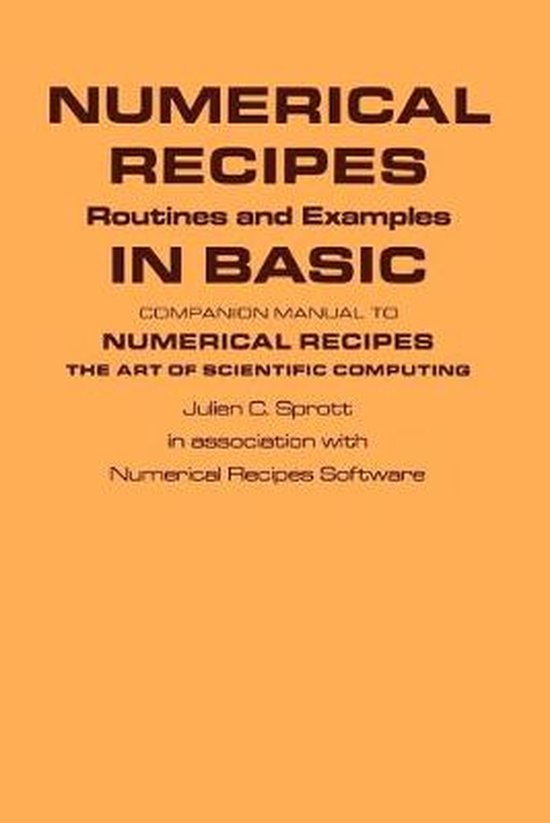 Numerical Recipes Routines and Examples in BASIC (First Edition ...