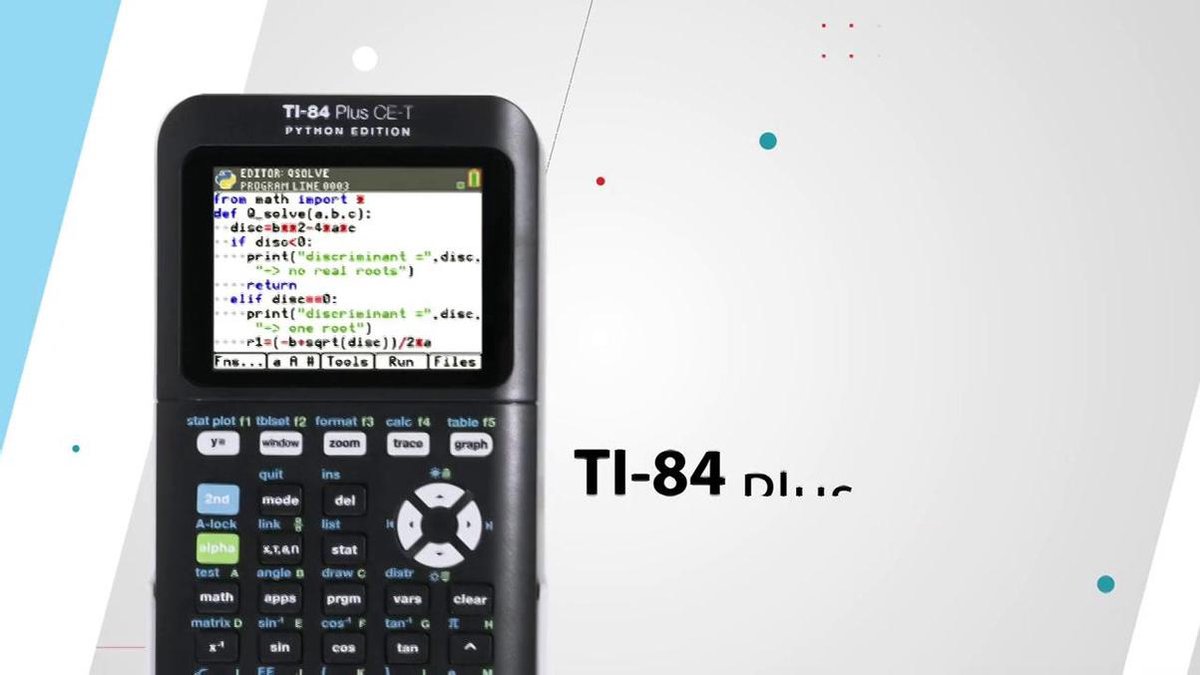 Calcolatrice Grafica TI-84 Plus CE-T Python Edition | Kit Completo Con Custodia, Cavo E Garanzia