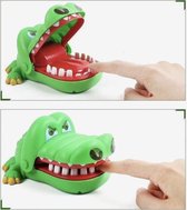 Spel Bijtende Krokodil – Krokodil met Kiespijn – Krokodil Tanden Spel - Sinterklaas- Reisspel - Party Spel - Gezelschapsspel - Drankspel - Shot spel - Groene Krokodil - Voor jong en oud - Gokspelletje - Actiespel - Spanning - Speelgoed - Lachen