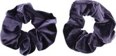 Zac's Alter Ego Haar scrunchie Luxury velvet Groen