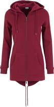 Urban Classics Parka jas -XL- Sweat Bordeaux rood/Rood