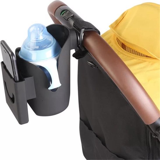 2.1 bekerhouder & telefoonhouder voor fiets & kinderwagen - bekerhouder kinderwagen van OpberGenius — afbeelding 3