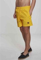 Urban Classics Zwemshorts -XL- Block Geel