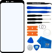 MMOBIEL Front Glas Display Scherm voor Google Pixel 4 XL (ZWART) - inclusief Tools