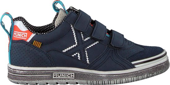 Munich Jongens Lage sneakers G3 Velcro - Blauw - Maat 26 | bol.com