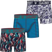 GAUBERT® - Katoen Boxershorts - 3 Pack - Set 06 - Maat L