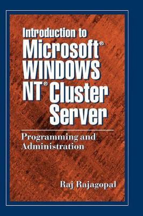 Introduction to Microsoft Windows NT Cluster Server - cover