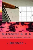 Sudoku 6 x 6 - 250 Hikaku Diagonal Puzzles - Bronze